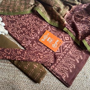 Unstich batik dress