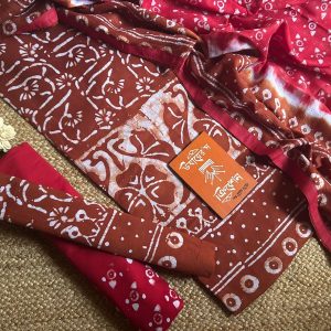 Unstich batik dress